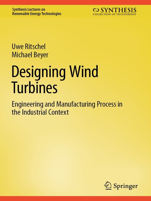 Title details for Designing Wind Turbines by Uwe Ritschel - Available
